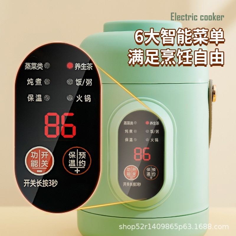 可定制智能迷你养生电炖杯小型电火锅便携式煲汤煮粥杯小电锅礼品图2
