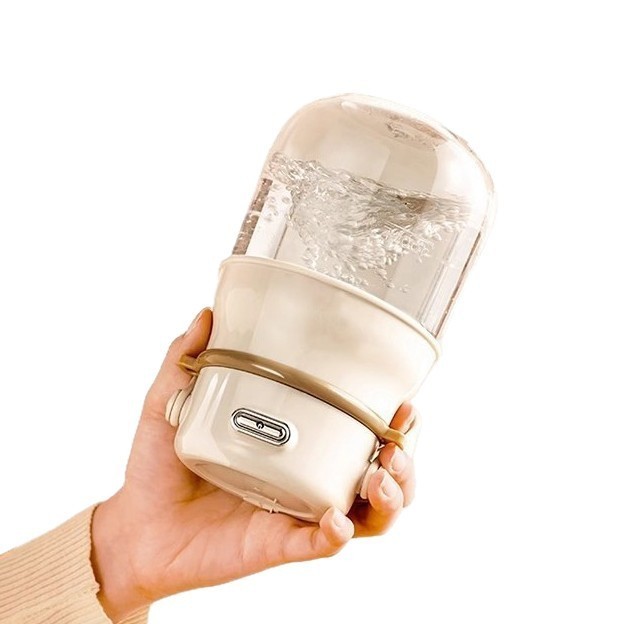 跨境Type-C充电式无线便携式吨吨大肚杯可碎冰新款十页刀纯铜电机图2