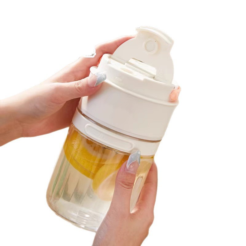 定制源头工厂直饮无线果汁杯黄金容量一键启动微动开关保护图3