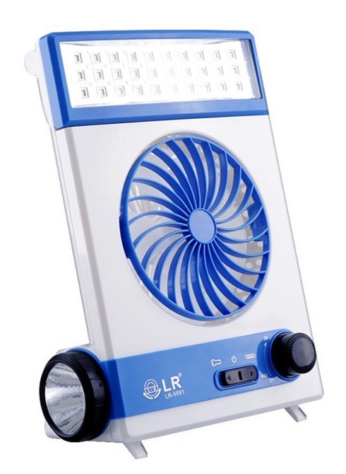 太阳能充电风扇超薄多功能带照明夜灯便携小风扇无级调速