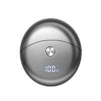 新款小飞碟电动剃须刀便携刮胡刀充电迷你防水剃胡子刀数显双刀头