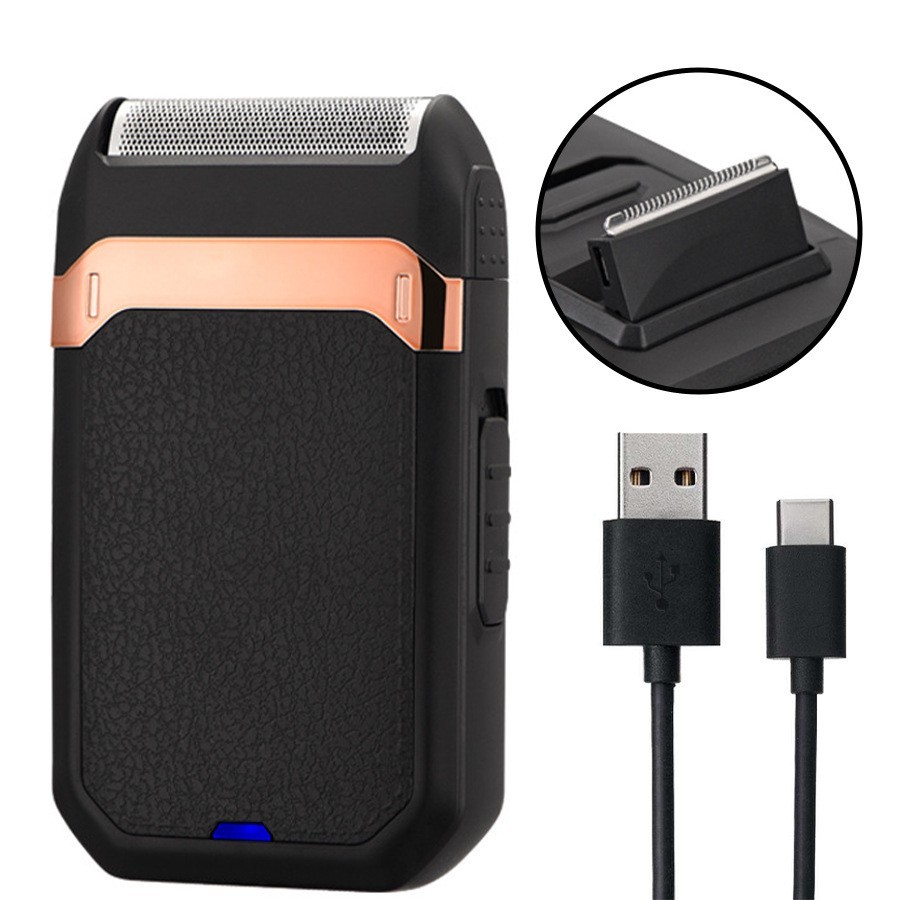 往复式电动剃须刀便携胡须刀跨境专供USB充电款男士剃刮胡子刀图3