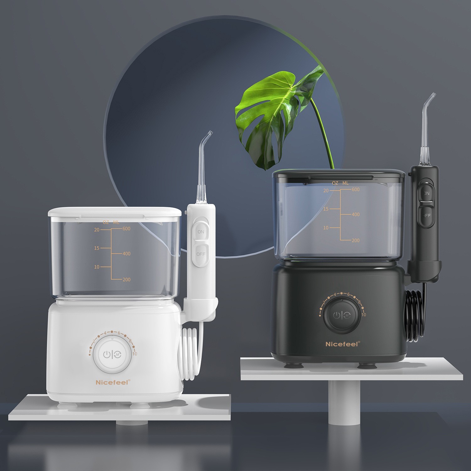 台式冲牙器水牙线洗牙器家用按摩脉冲活塞泵电动洁牙器正畸图4