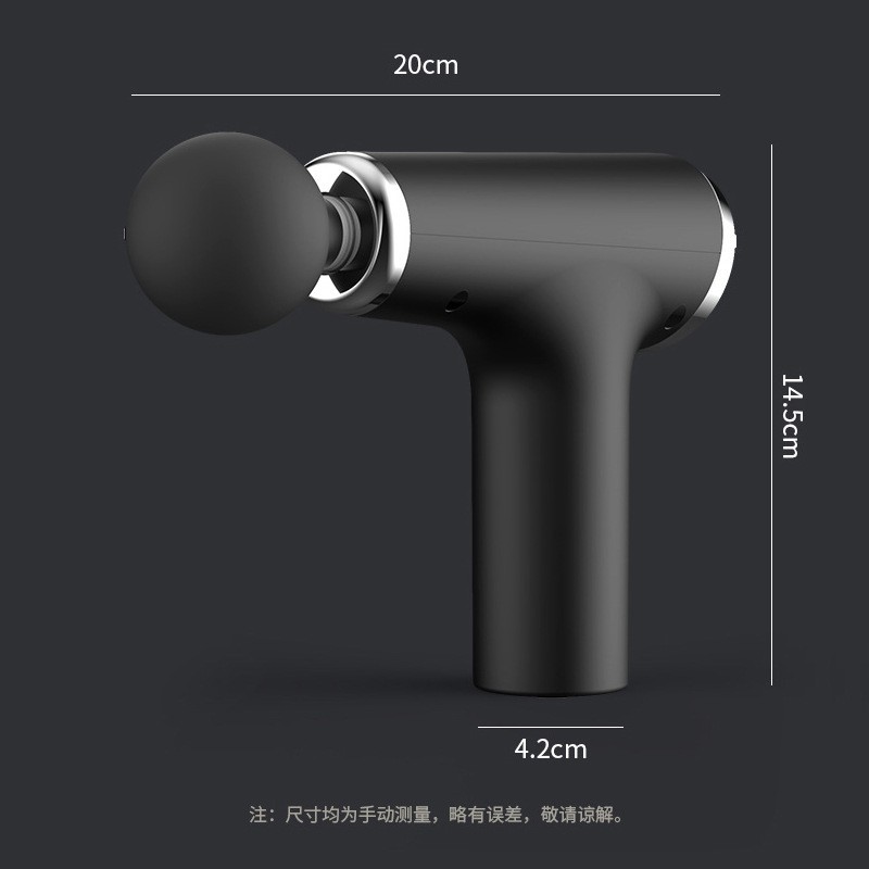 跨境迷你筋膜枪液晶屏迷你健身肌肉冲击放松按摩筋膜枪支持定制图5