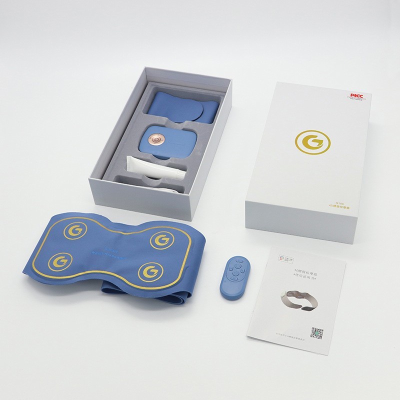 按摩护腰透气支撑电动发热束腰带保暖腰部震动热敷暖腹腰部按摩器图5