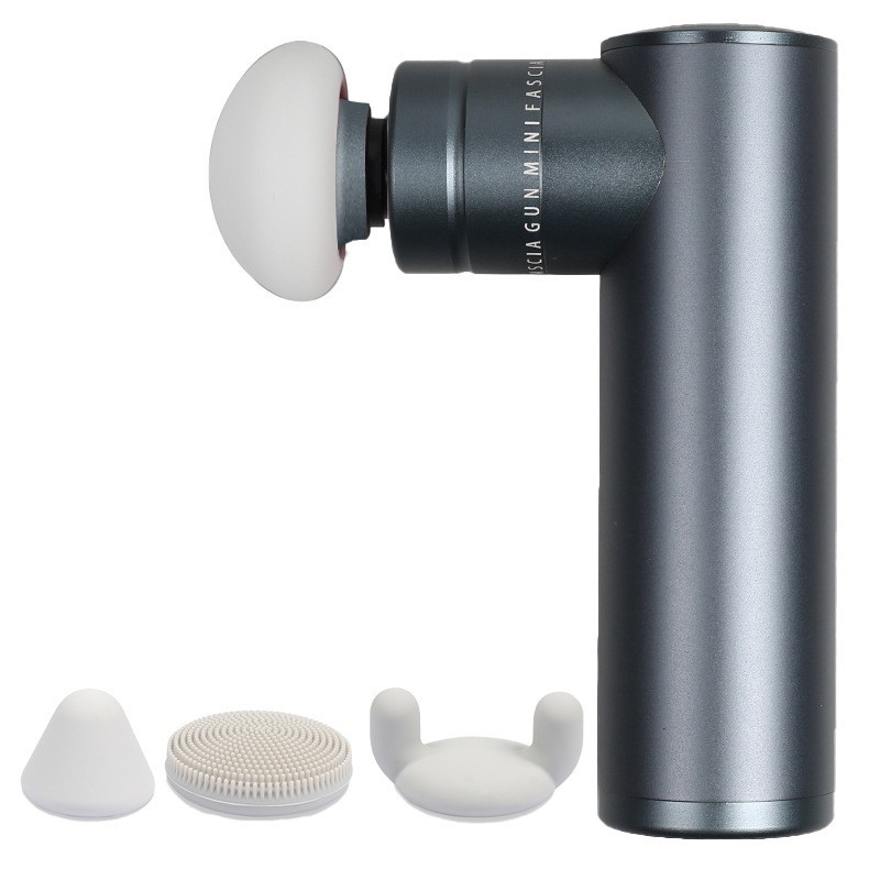 定制电动按摩器充电便携小型按摩仪铝合金家用智能筋膜枪手持式图3