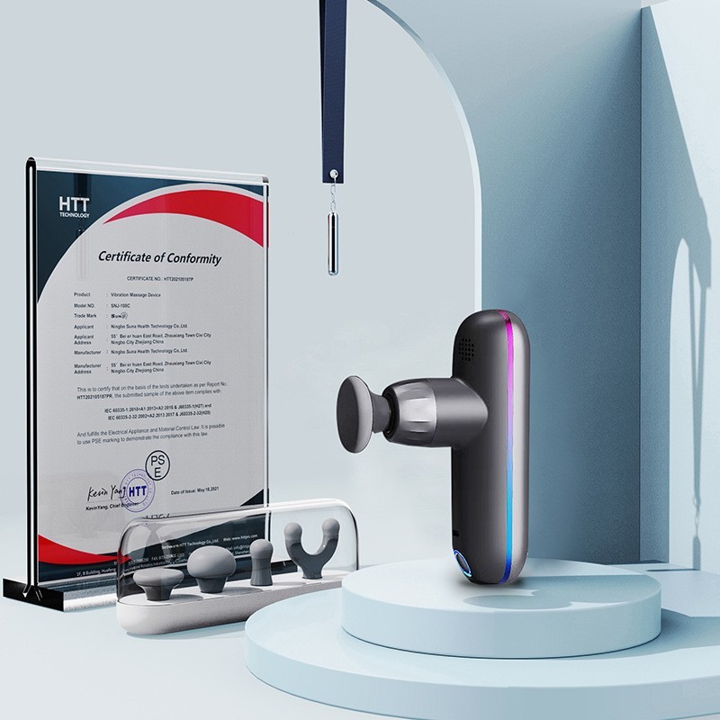 定制跨境新款电动按摩器充电家用小型按摩仪亚运会智能迷你筋膜枪图4