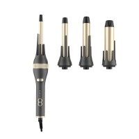 跨境4合1自动卷发棒可更换配件头自动卷发棒多种造型方便携带