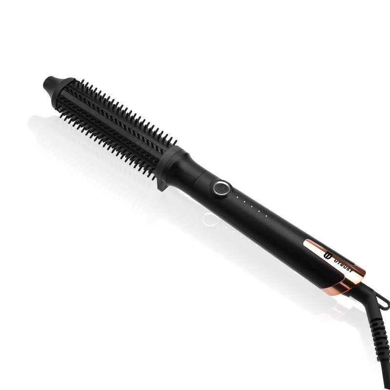 防烫不伤发内扣多功能直卷两用30mm带呼吸灯卷发梳电卷发棒图4