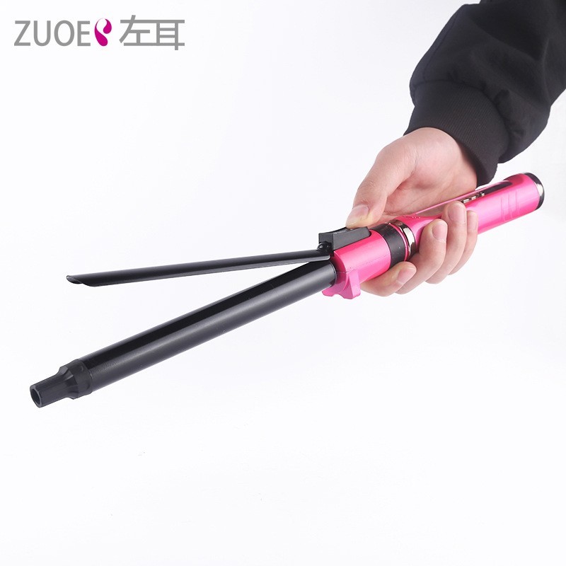 液晶显示旋转式卷发器 小直径便携卷发棒 懒人家用刘海卷发棒图4