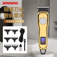 定制跨境T9复古油头电推剪 雕刻推剪理发套装 专业电动理发器推子