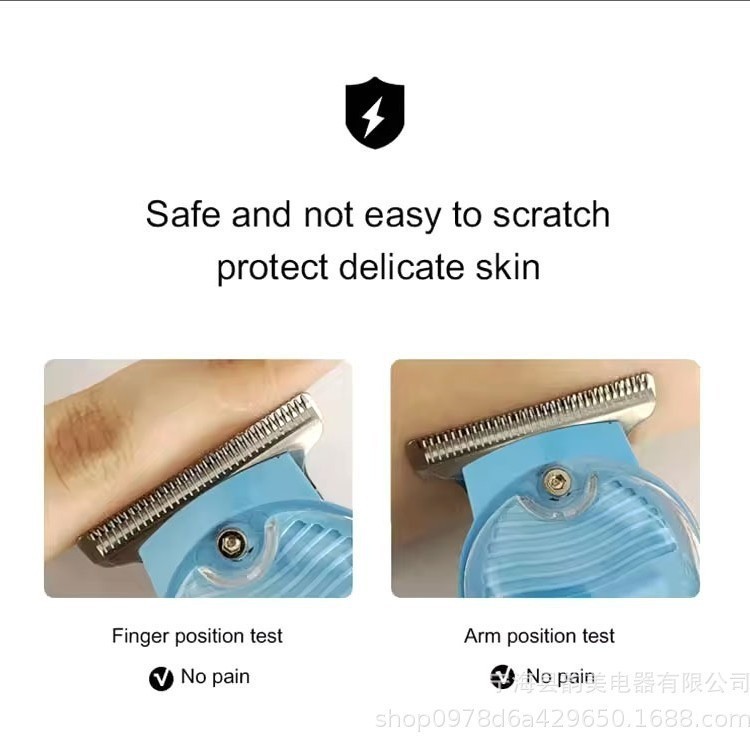 透明数显电动理发器电推剪电推子发廊专用专业剪剃头刀图2