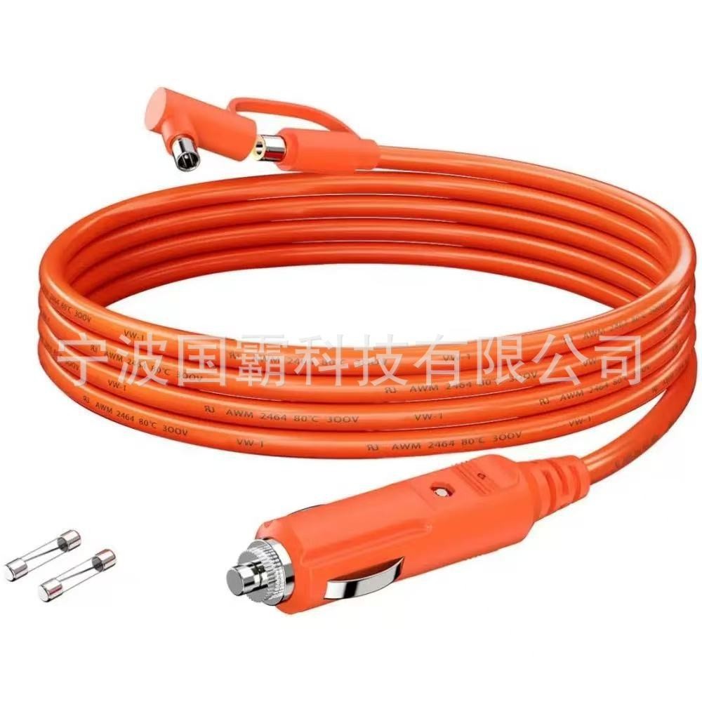 跨境爆款14AWG点烟器插头带线12V-24V DC7909/8020公头电源线阻燃图4