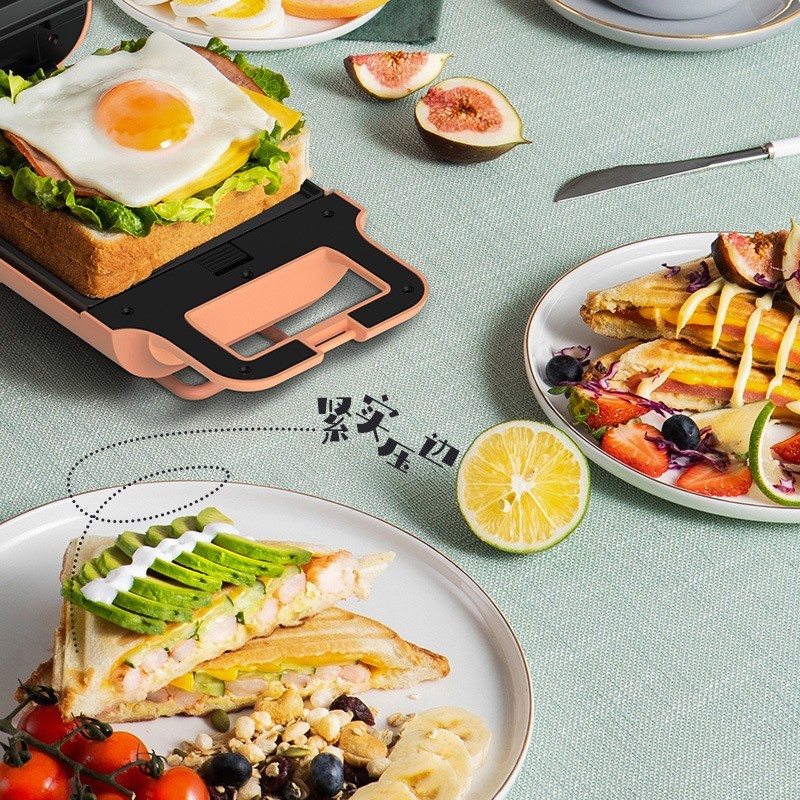 三明治机多功能早餐机家用牛排机热压三明治早餐机sandwich maker图6