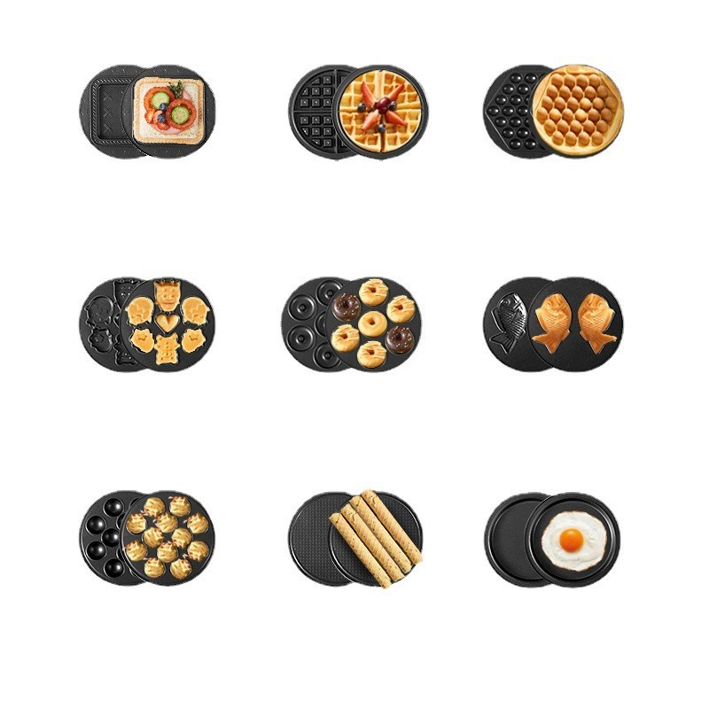 早餐机家用多功能华夫饼机三明治机甜甜圈早餐机sandwich maker图4