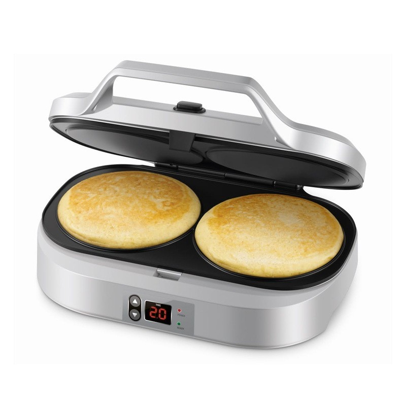 双面不沾盘电动煎饼机 同时制作4个煎饼玉米饼华夫饼多功能早餐机图4