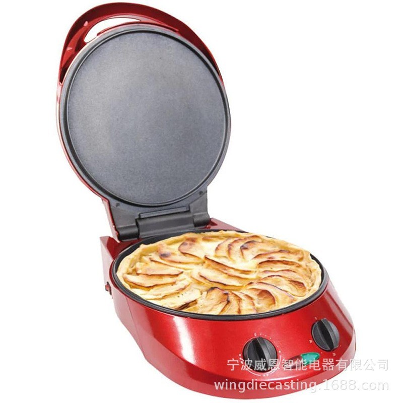 105°180°平铺煎蛋煎饼机 30cm大口径双面不粘烤盘 双旋钮调温图4