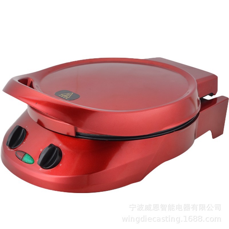 105°180°平铺煎蛋煎饼机 30cm大口径双面不粘烤盘 双旋钮调温图2