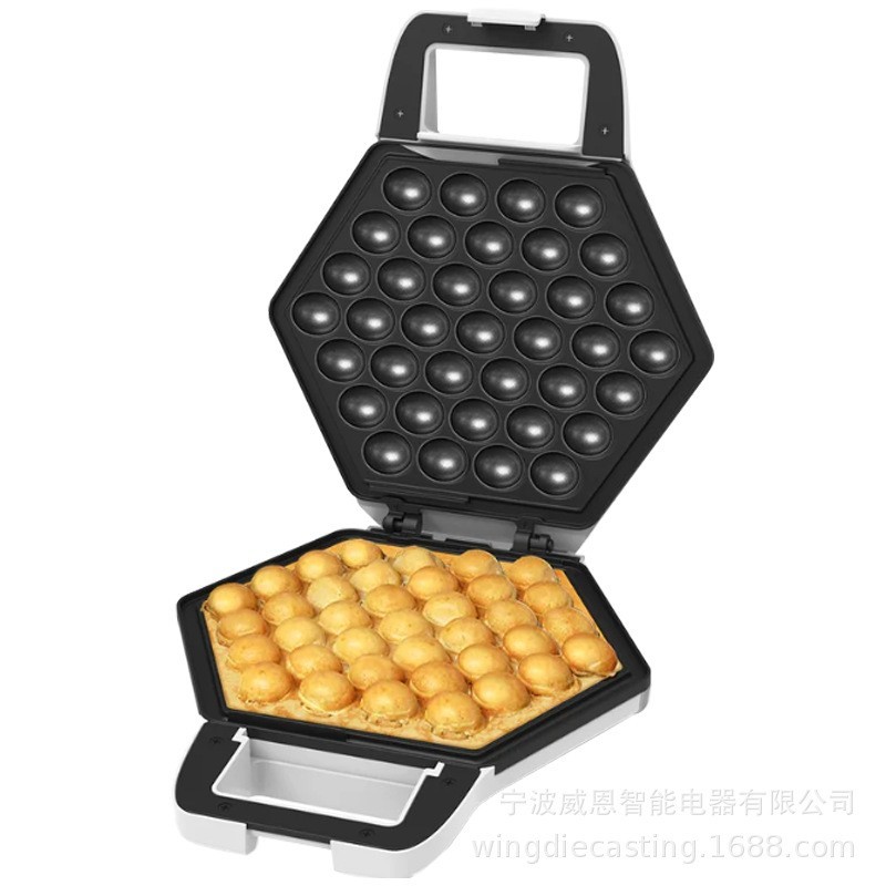 23cm大直径不粘烤盘双面煎烤自制下午茶点心 港式鸡蛋仔华夫饼机图3