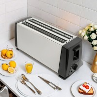 4片大容量不锈钢烤面包机烤箱多士炉早餐机定时源头工厂