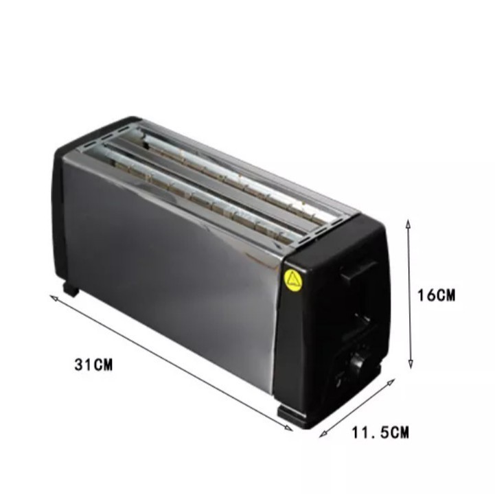 4片大容量不锈钢烤面包机烤箱多士炉早餐机定时源头工厂图2