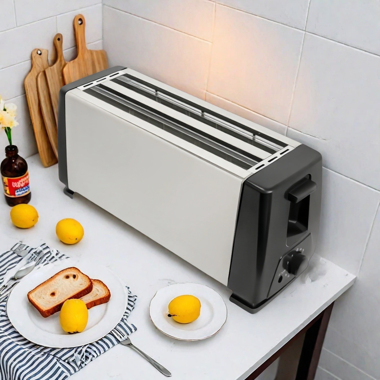 4片大容量不锈钢烤面包机烤箱多士炉早餐机定时源头工厂图3