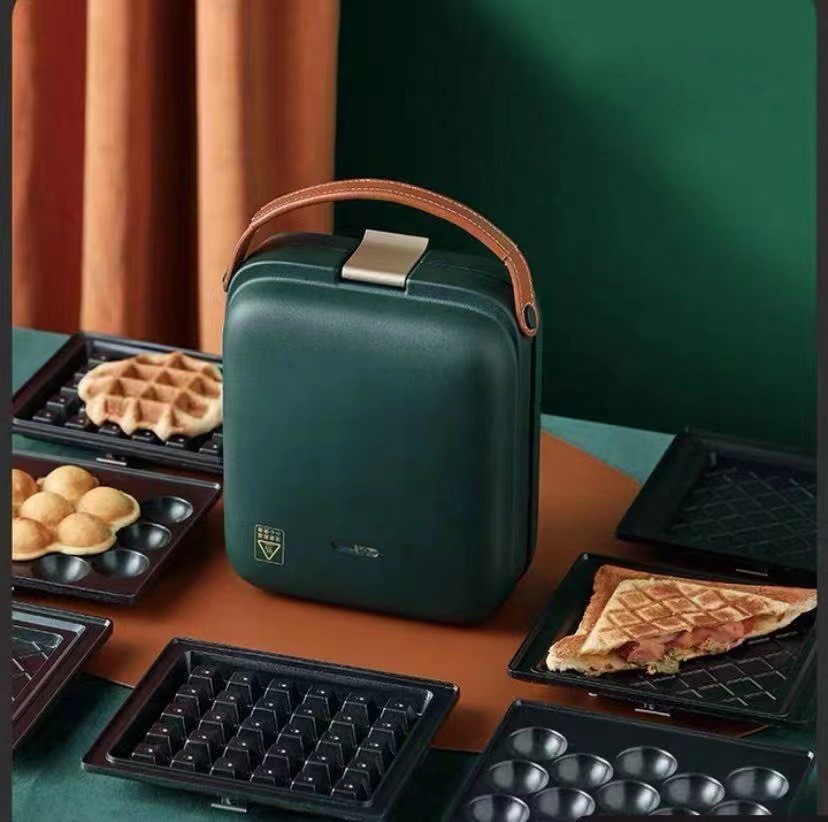 三明治机早餐机家用多功能加热吐司压烤面包四合一图2