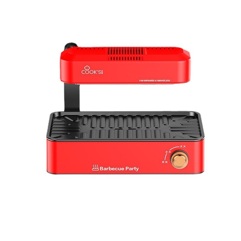 OEM折叠电烤盘家用红外线烧烤炉户外露营烤肉机支持欧规美规图4