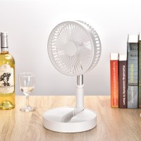 OEM定制伸缩USB充电风扇家用大风力静音落地小型台式桌面风扇