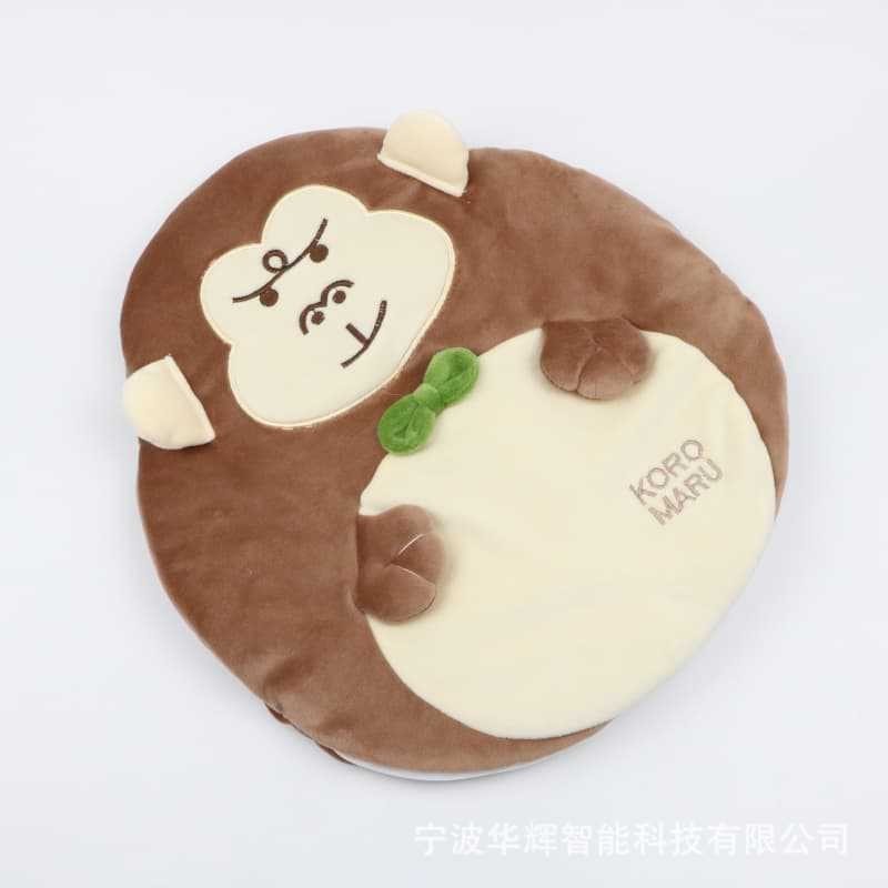 防干烧热水袋充电防爆暖水袋可拆洗双插手电热水袋毛绒玩具暖宝宝图3