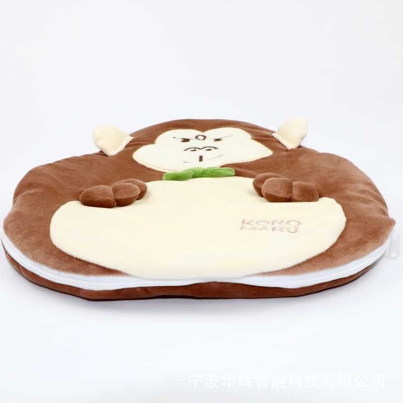 防干烧热水袋充电防爆暖水袋可拆洗双插手电热水袋毛绒玩具暖宝宝图4