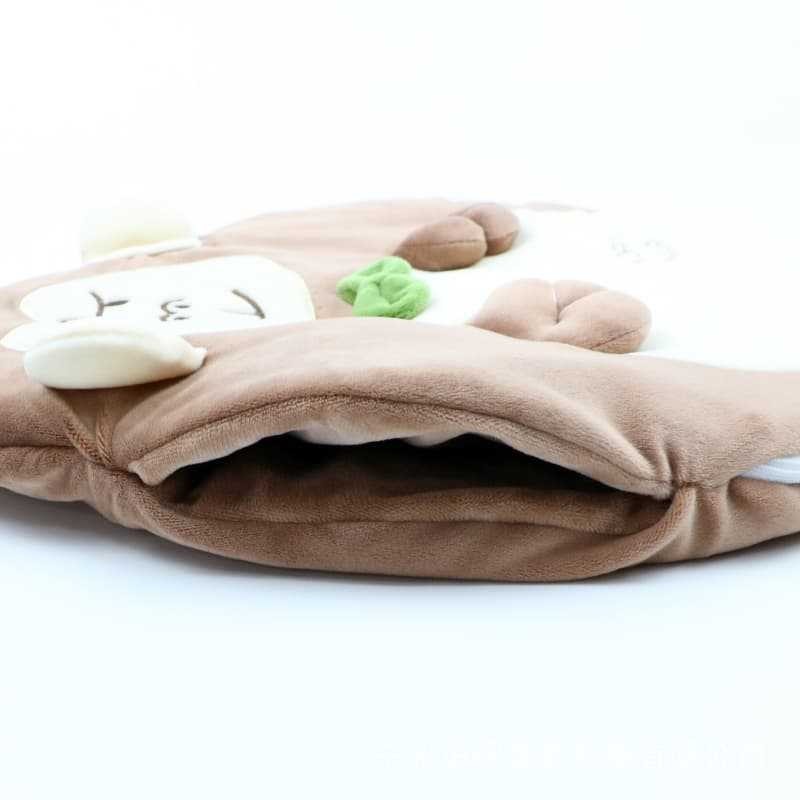 防干烧热水袋充电防爆暖水袋可拆洗双插手电热水袋毛绒玩具暖宝宝图2