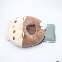 卡通猫咪暖水袋充电防爆暖脚宝可拆洗跨境出口可定制110V美国日本