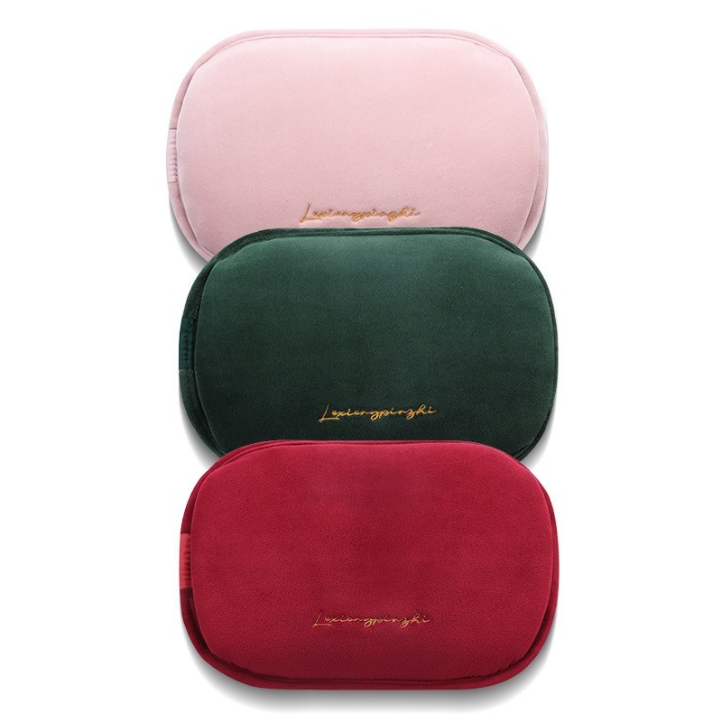 新款现货热销暖手宝冬季毛绒充电式电热水袋插电双插手电暖宝图5