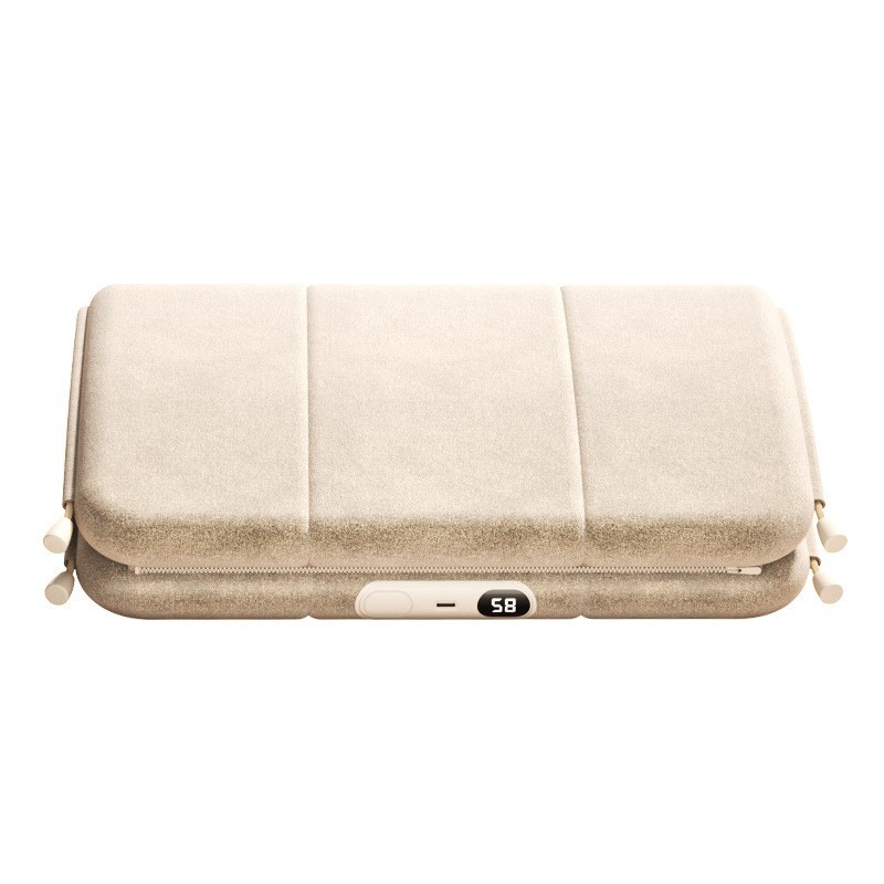 【定制加工】暖手宝毛绒石墨烯暖手袋充电宝二合一式跨境数显图4