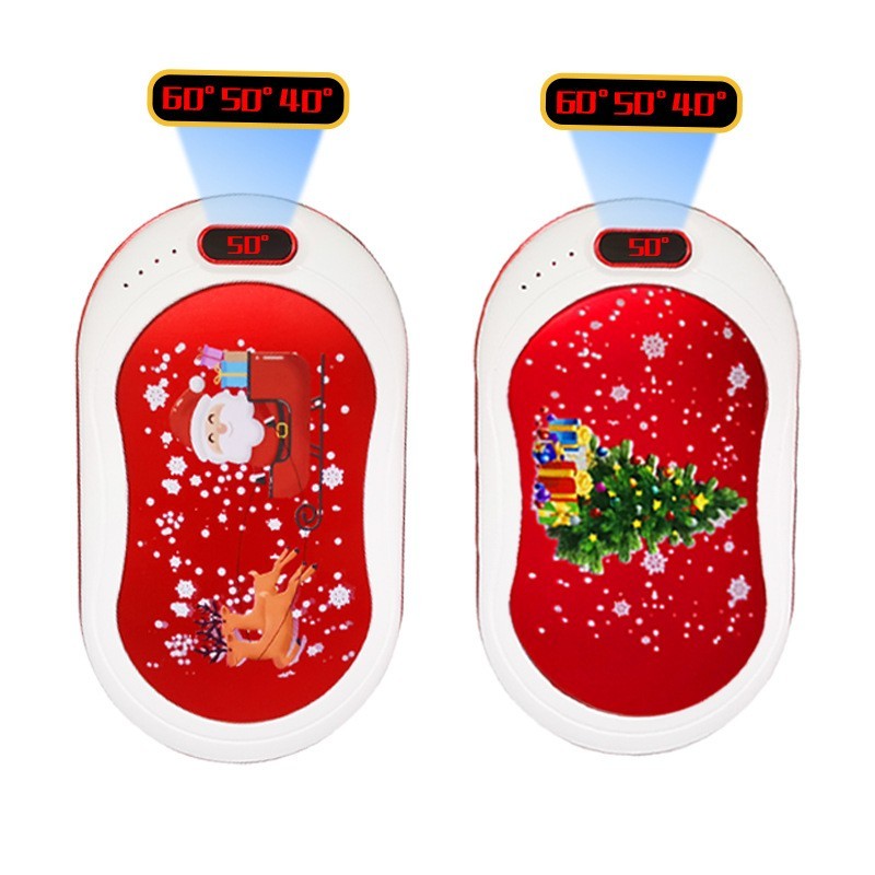 圣诞迷你暖手宝充电宝二合一usb便携式创意暖宝宝图4