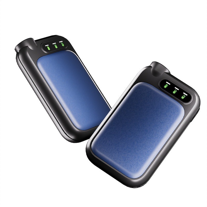 跨境新品磁吸暖手宝超薄迷你手电筒分体式充电宝流行暖宝宝图3