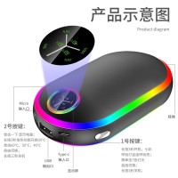 USB新款暖手宝充电宝厂家温度显示暖宝宝电量显示移动电源