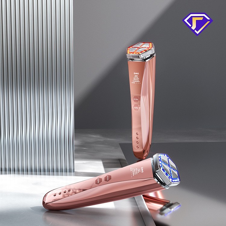 工厂定制贴牌美容仪器家用脸部提拉按摩冰敷洁面导入仪毛孔清洁器图5