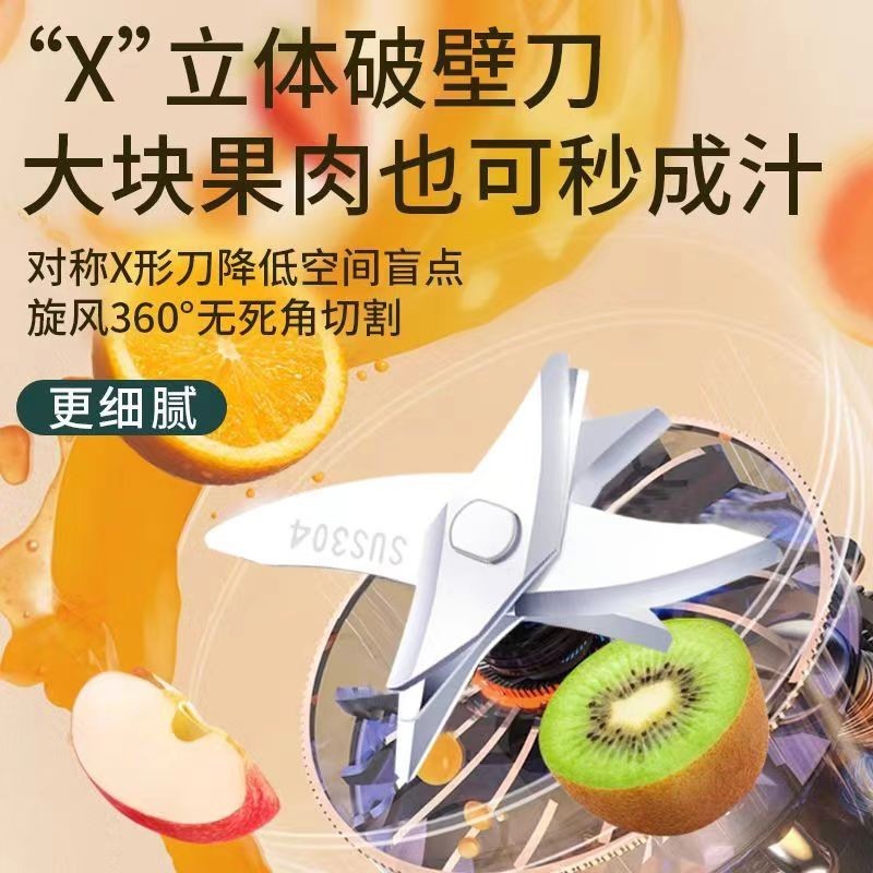 定制榨汁机便携式小型充电家用跨境多功能果汁机榨汁杯图3