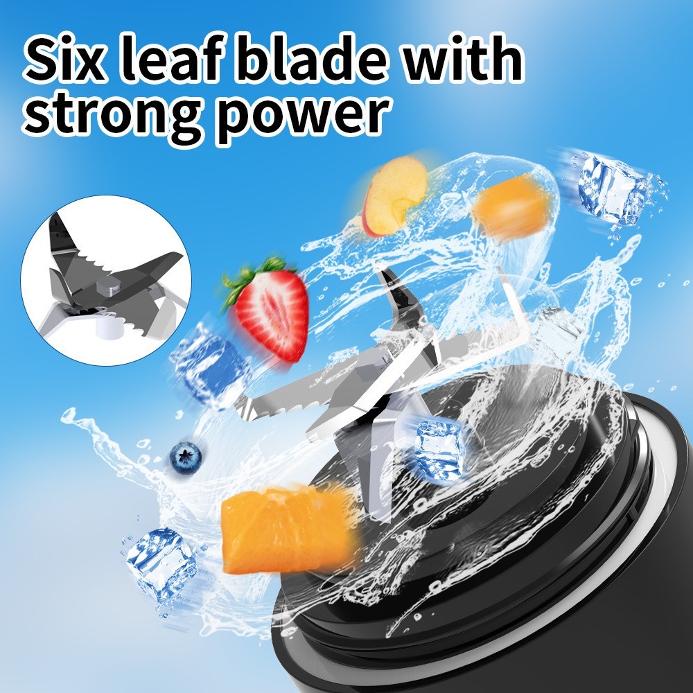 便携式电动榨汁杯小型榨汁机厨房搅拌机果汁机多功能料理机图5