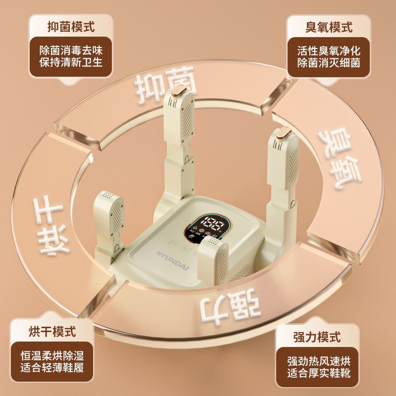 定制烘鞋器除臭杀菌速干家用四脚暖鞋神器ABS烘干机干鞋器图5