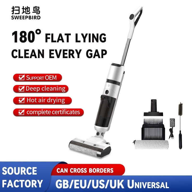 智能洗地机家用清洁手持电动拖把一体机跨境GT9多功能自动大吸力图3