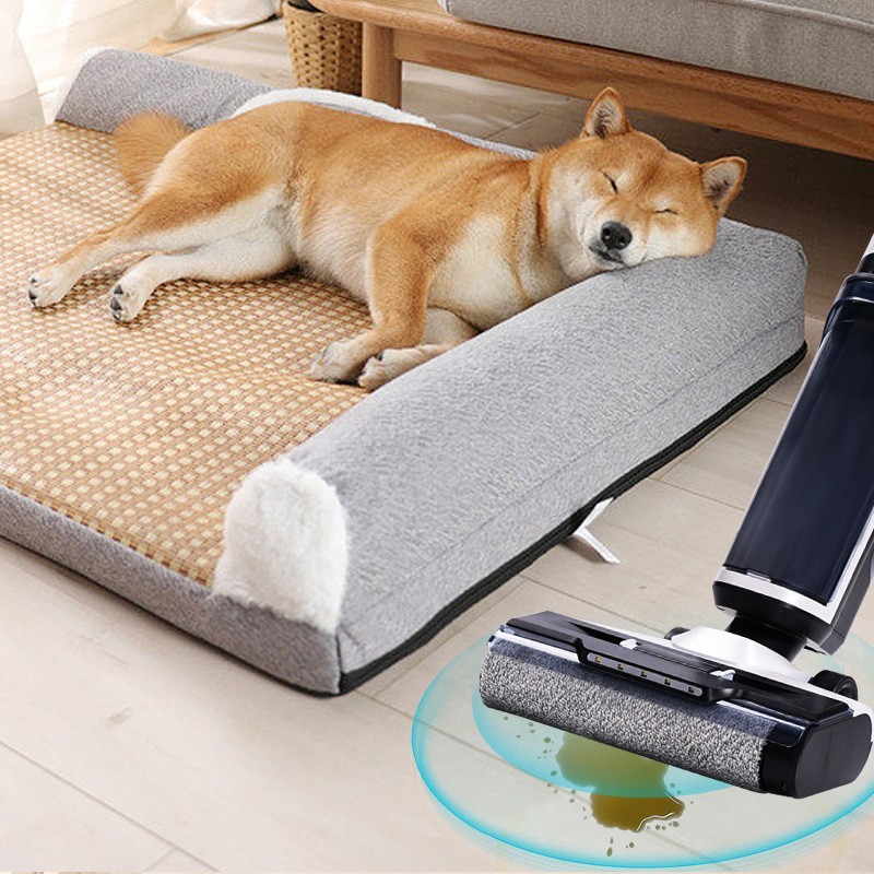 加工定制家用智能除菌洗地机手持式吸扫洗三合一电动拖把图2