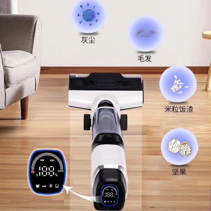 加工定制家用智能除菌洗地机手持式吸扫洗三合一电动拖把图4