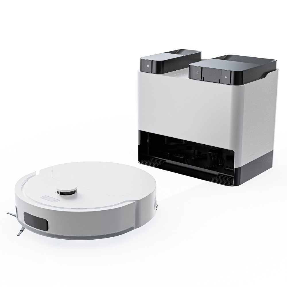 扫拖一体扫地机器人 激光导航地毯识别 仿生机械臂外扩