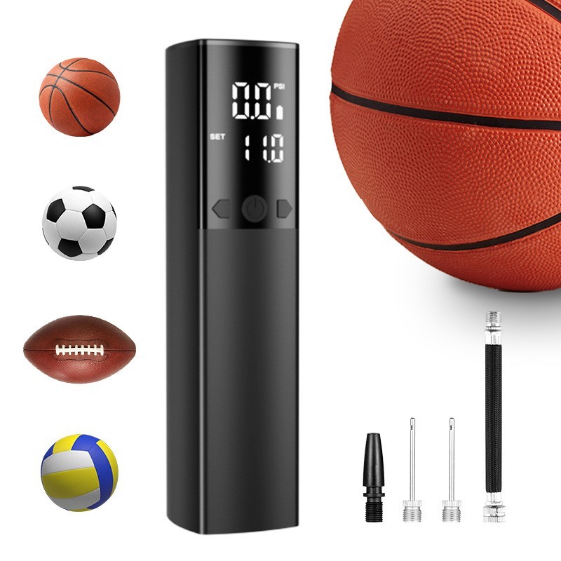便携式多功能球排球橄榄球足球篮球电动无线车载充气泵