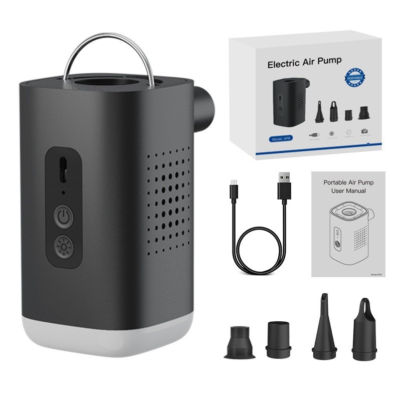 户外旅行露营气垫床沙发泳圈无线电动抽气充气泵车载无线便携图2