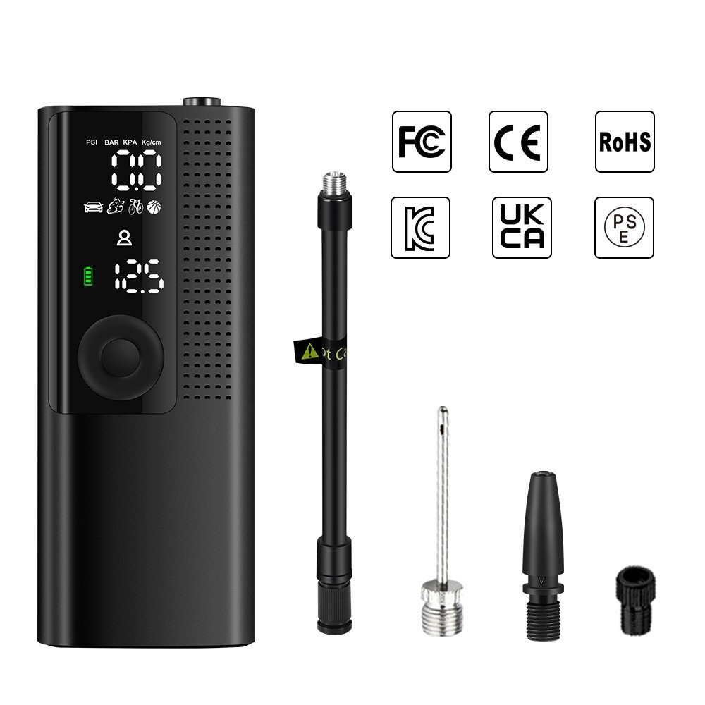 OEM/ODM定制智能便携式充放一体汽车轮胎电动无车载充气泵图2