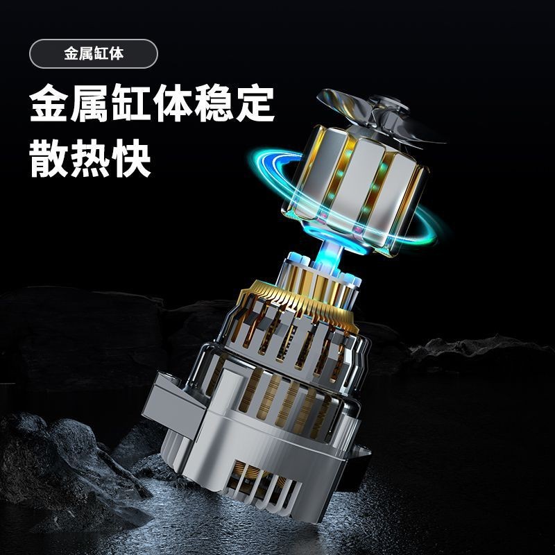 迷你自行车电动轮胎打气筒气泵手持车载充电车载充气图5